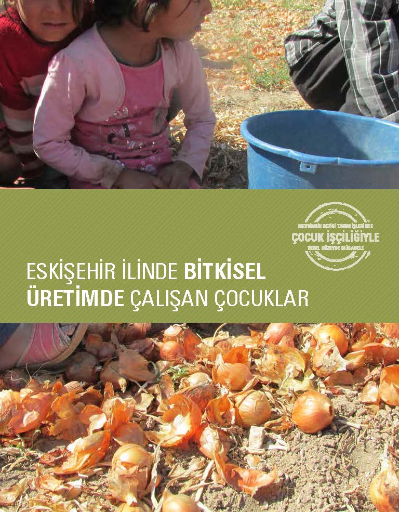 Eskişehir İlinde Bitkisel Üretimde Çalışan Çocuklar