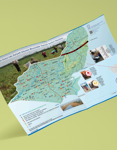 Adana Ovasında Suriyeli Göçmen Mevsimlik Tarım İşçileri Haritası